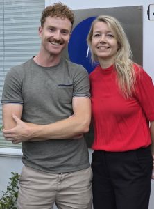 Frank Lengers en Christina Hiemstra